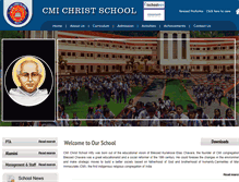 Tablet Screenshot of cmichristschool.com
